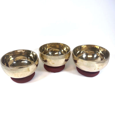 Bronze Matte Singing Bowl Set