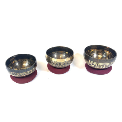 Bronze Matte Singing Bowl Set