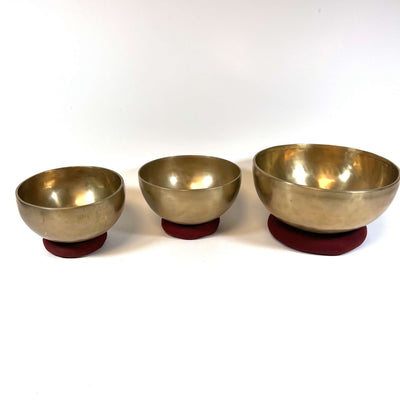 Bronze Matte Singing Bowl Set