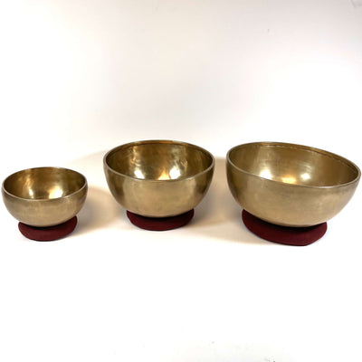 Bronze Matte Singing Bowl Set