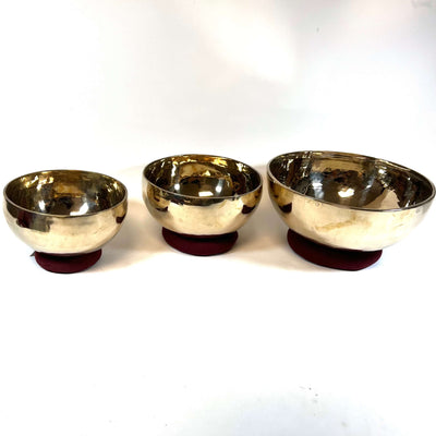 Bronze Matte Singing Bowl Set