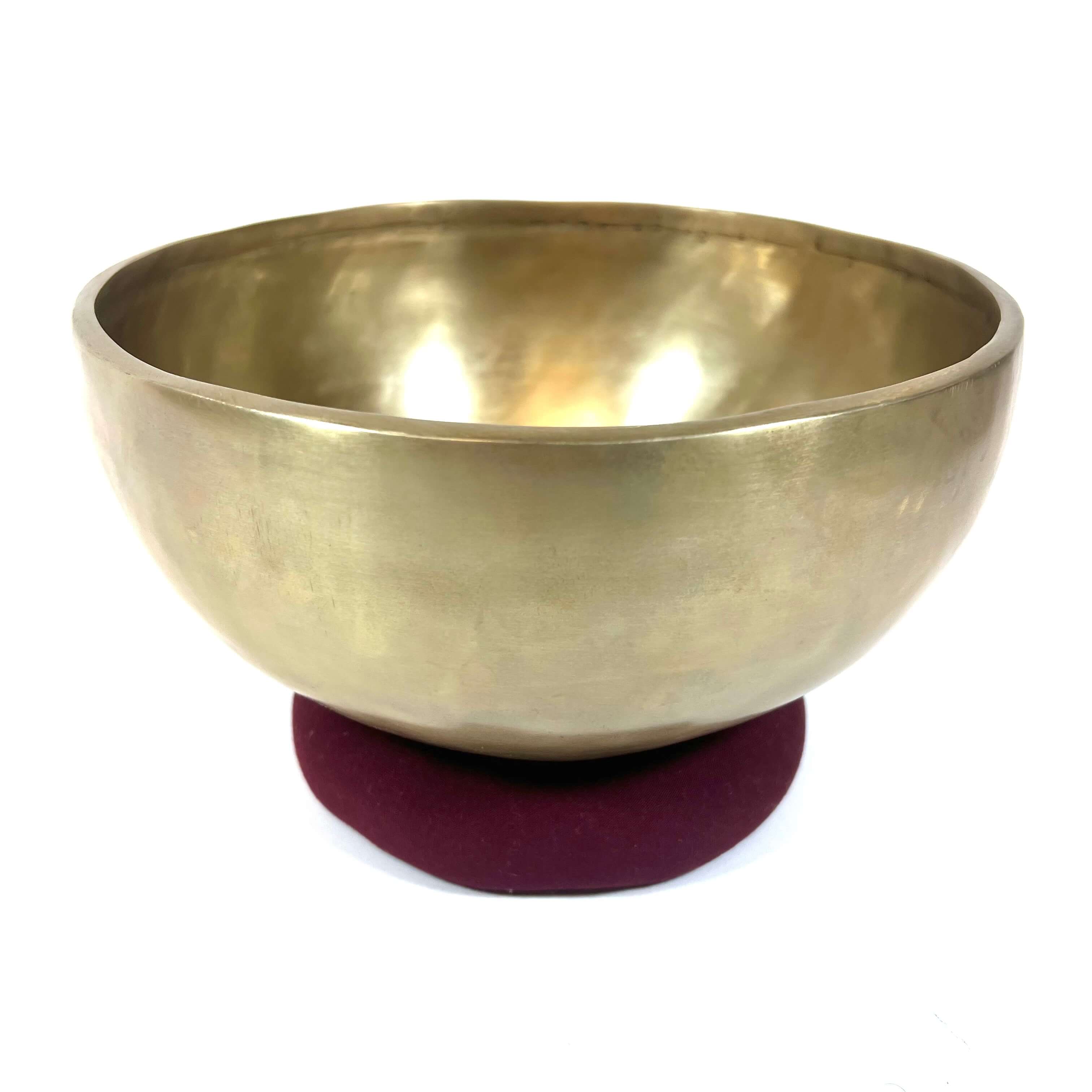 9.75" Bronze Matte Singing Bowl in E Himalayan Bowls