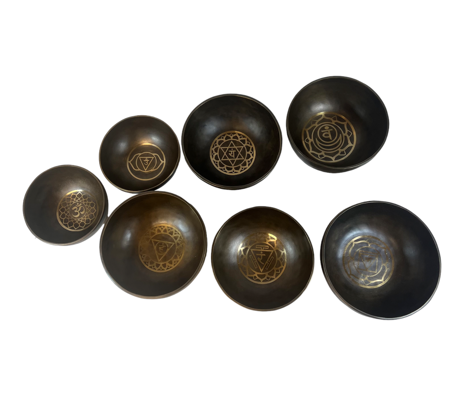 7 chakra singing bowl set