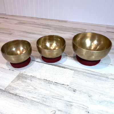 Bronze Matte Singing Bowl Set