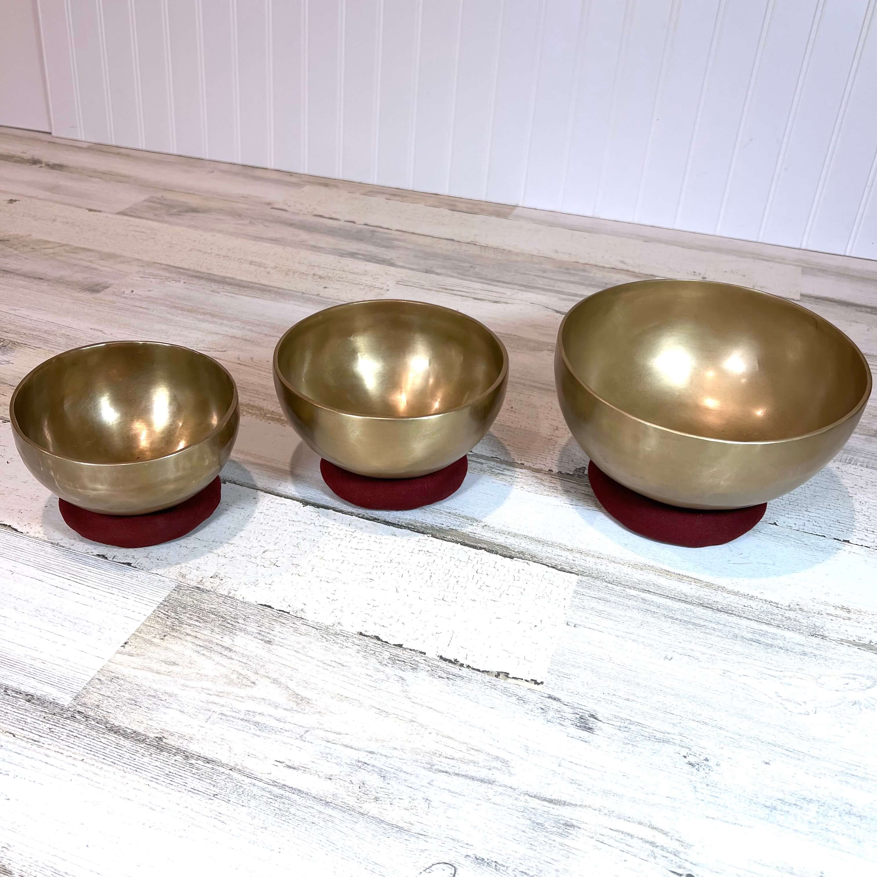 Bronze Matte Singing Bowl Set