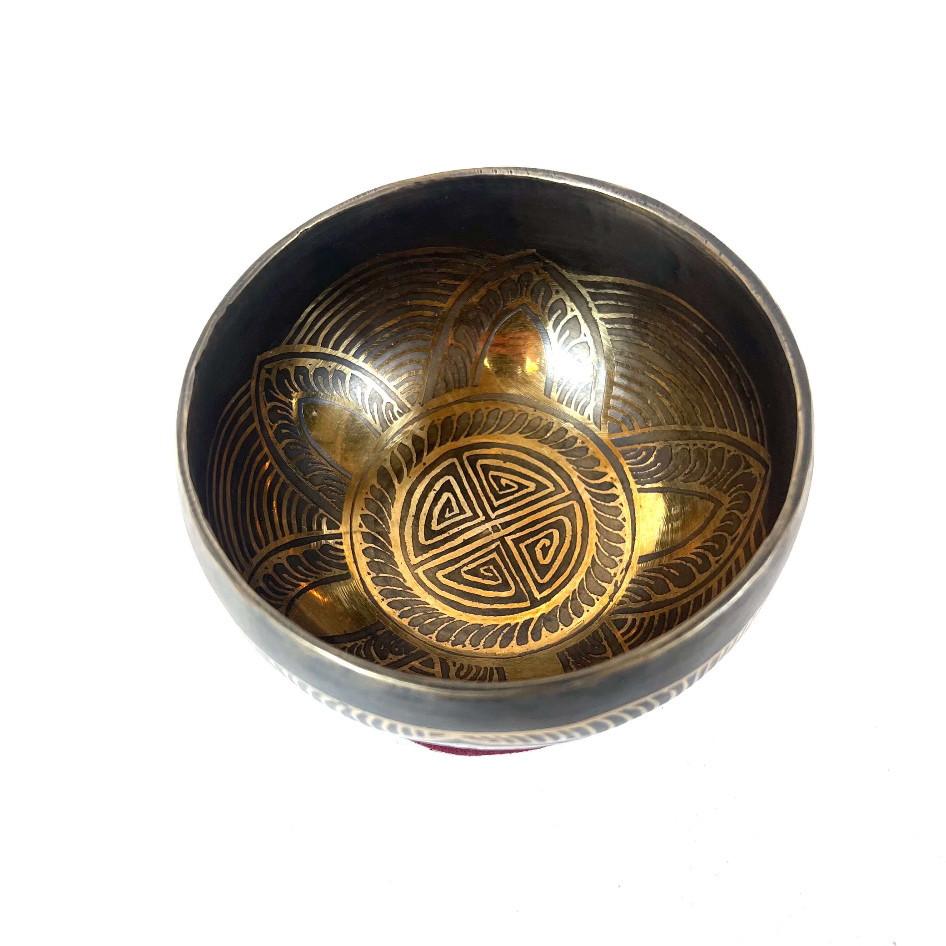 Tibetan Singing Bowl Inside