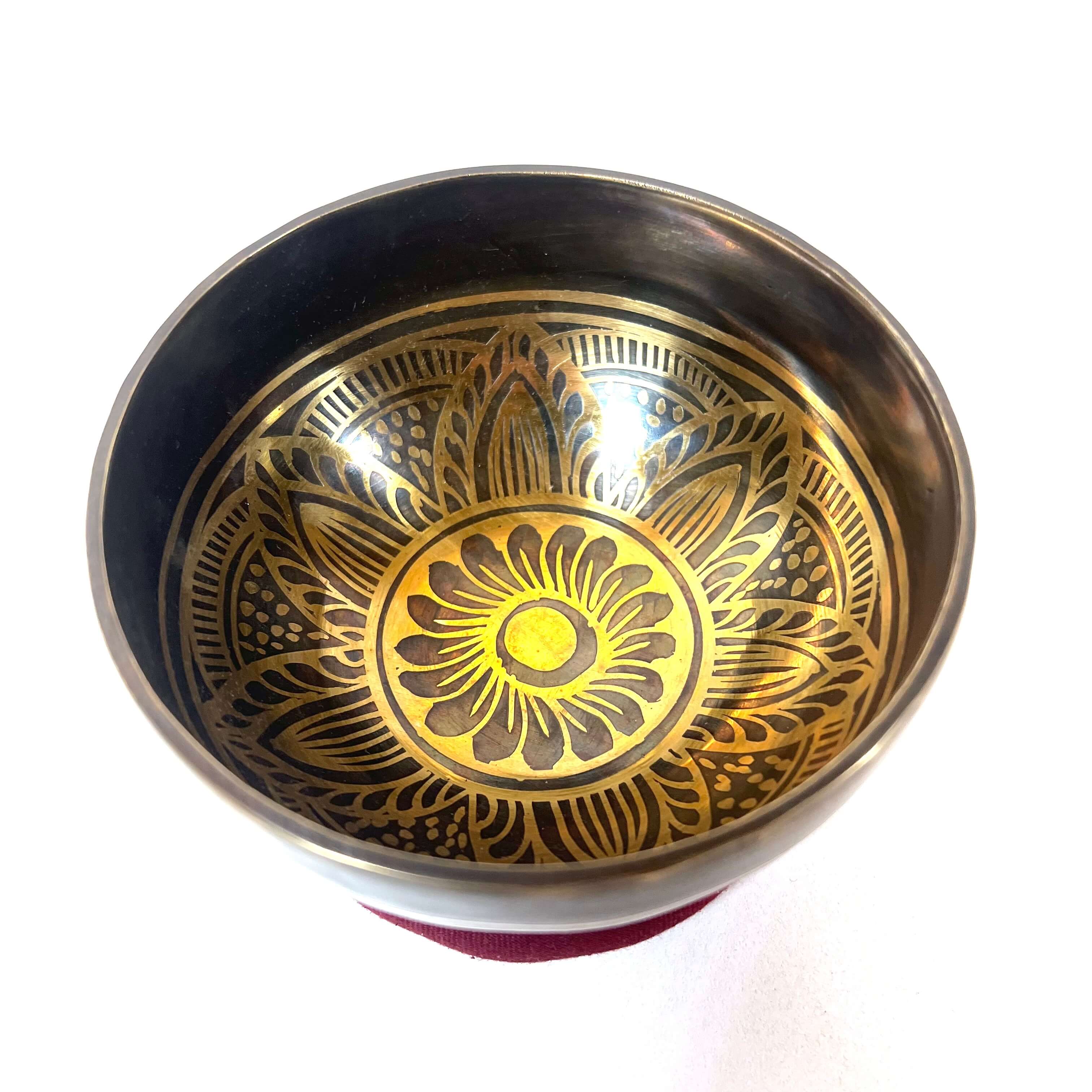 Tibetan Singing Bowl Inside