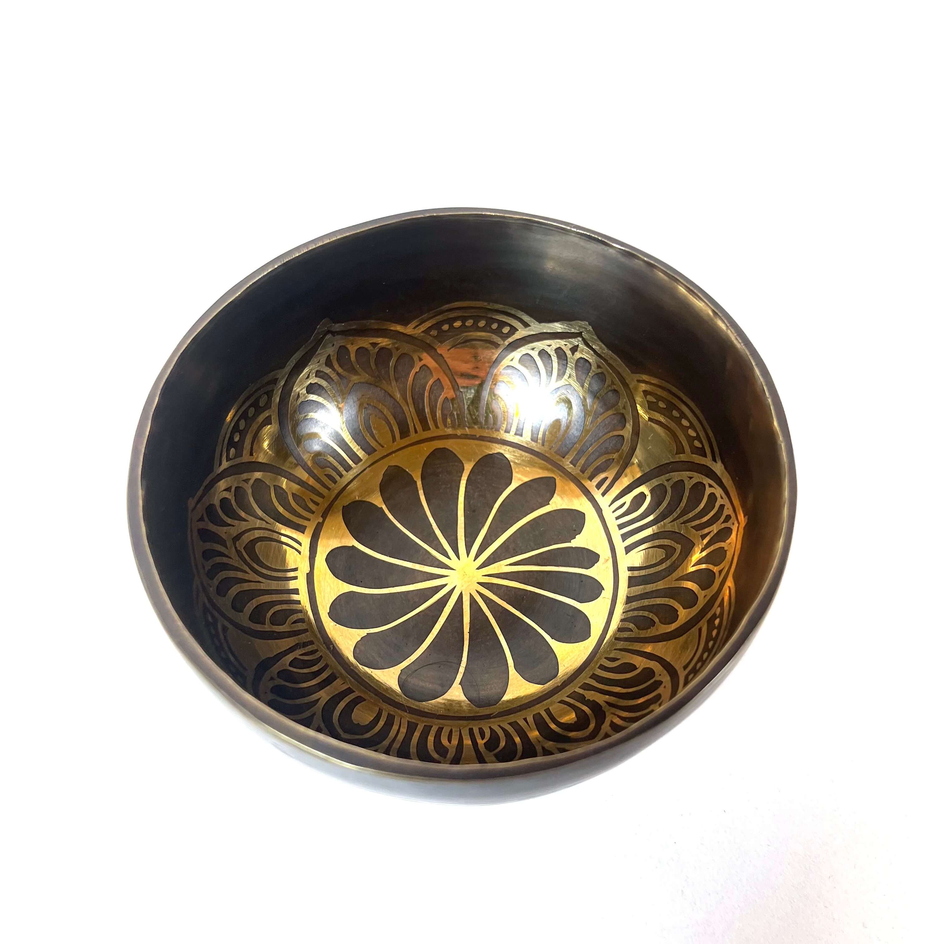 Tibetan Singing Bowl Inside