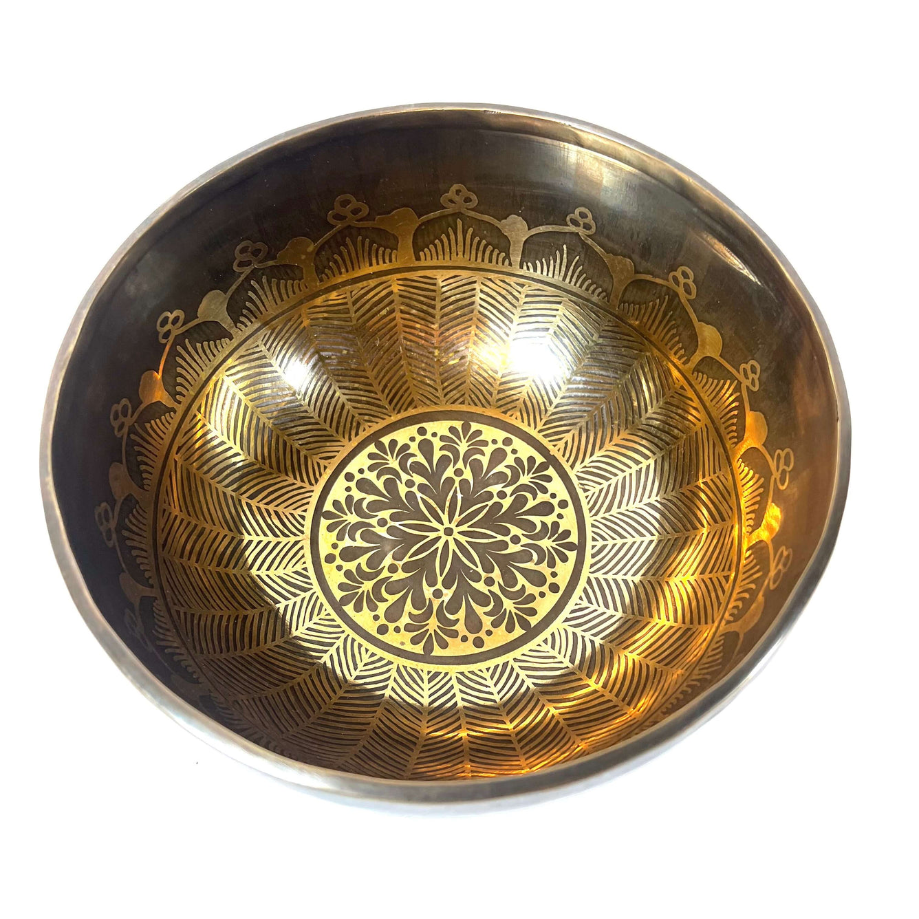 Tibetan Singing Bowl Inside
