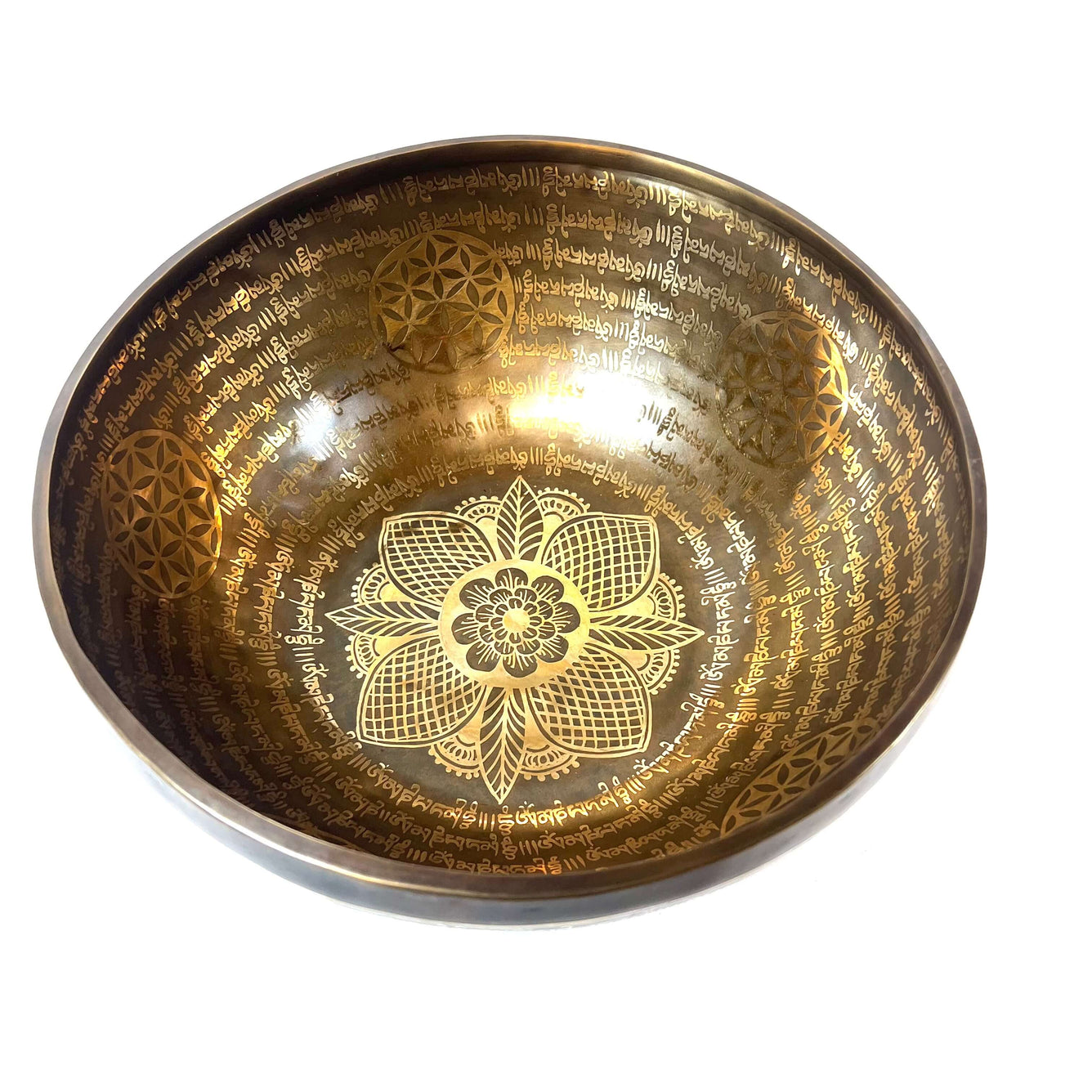 Tibetan Singing Bowl Inside
