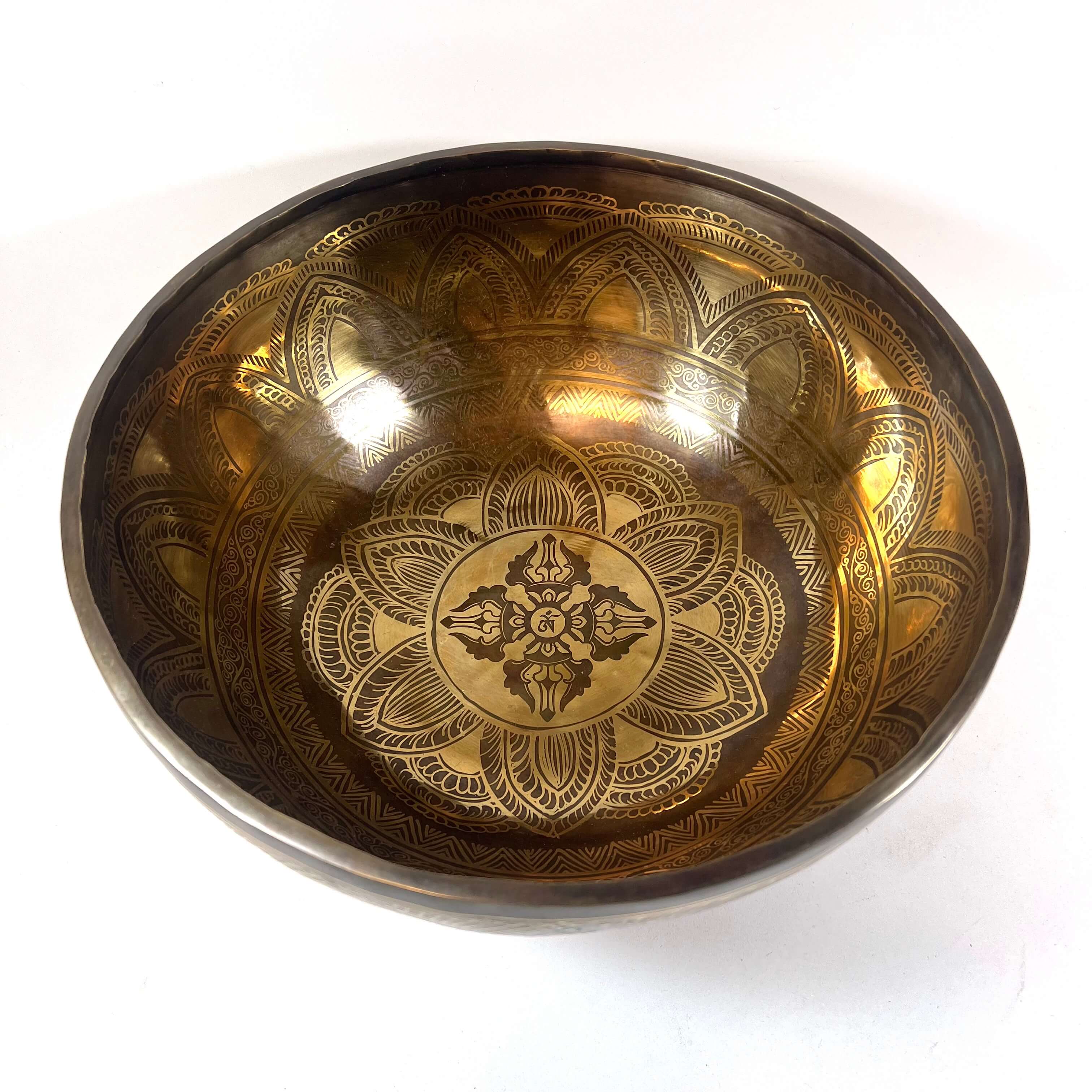 Tibetan Singing Bowl Inside