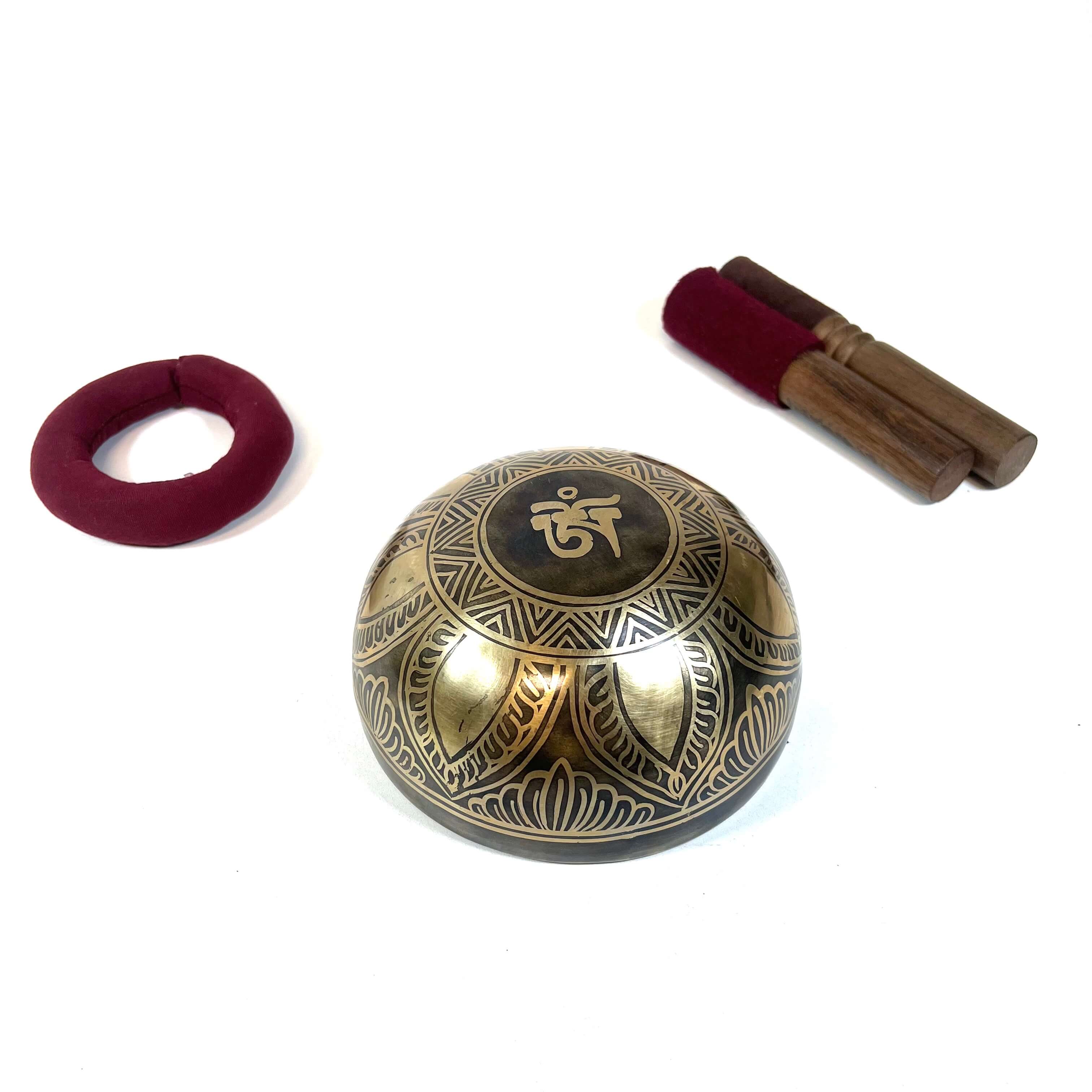 6" Tibetan Singing Bowl in D Himalayan Bowls