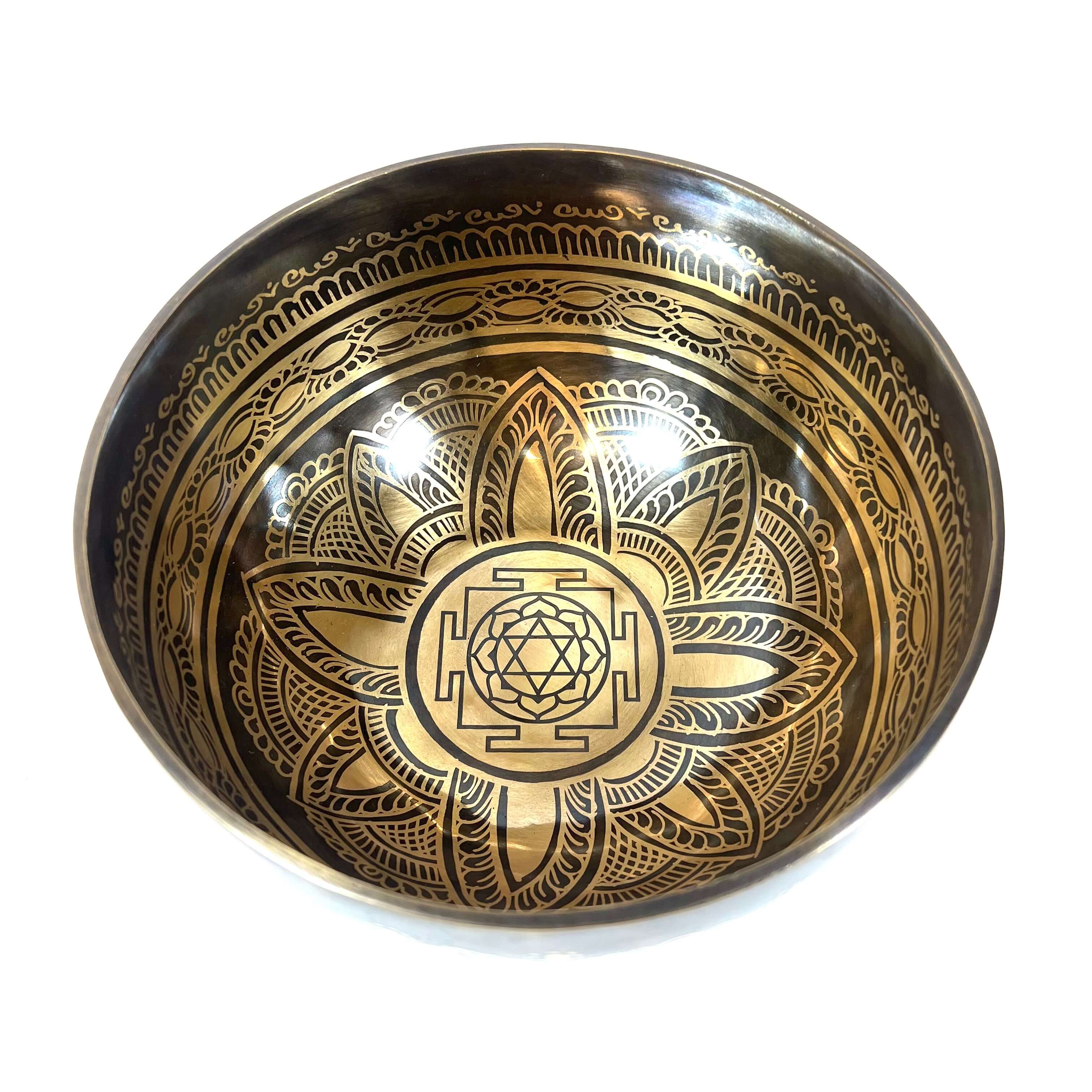 7.75" Tibetan Singing Bowl in F Himalayan Bowls