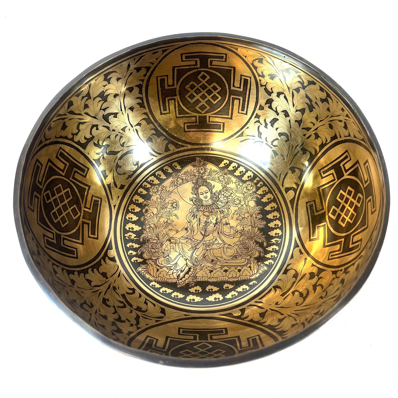 Tibetan Singing Bowl Inside