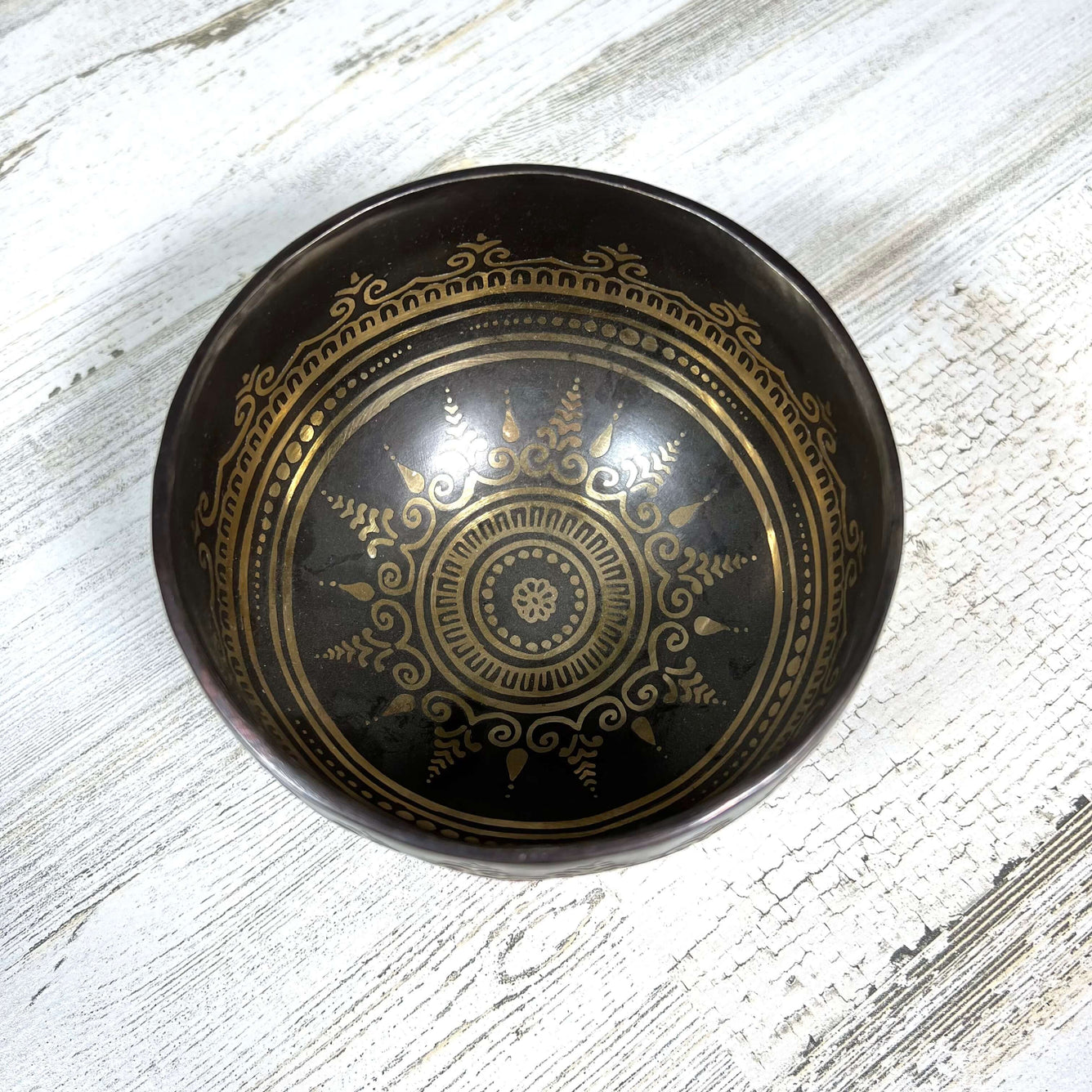 Tibetan Singing Bowl Inside
