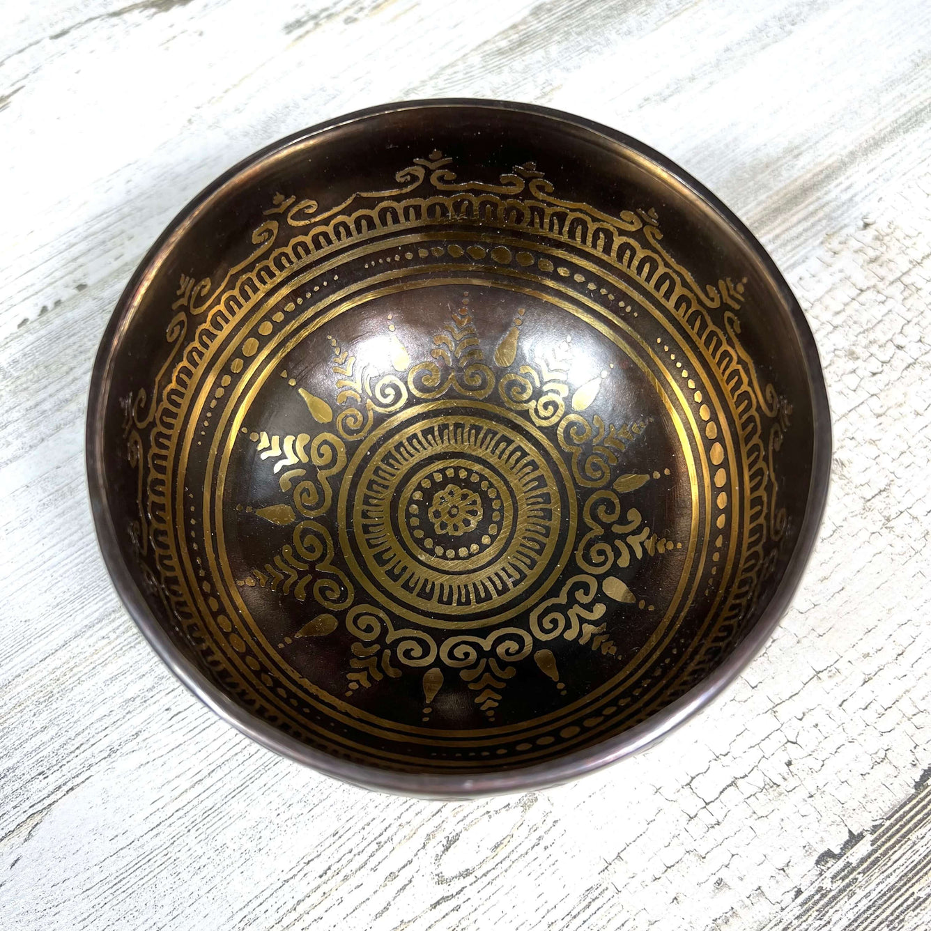 Tibetan Singing Bowl Inside