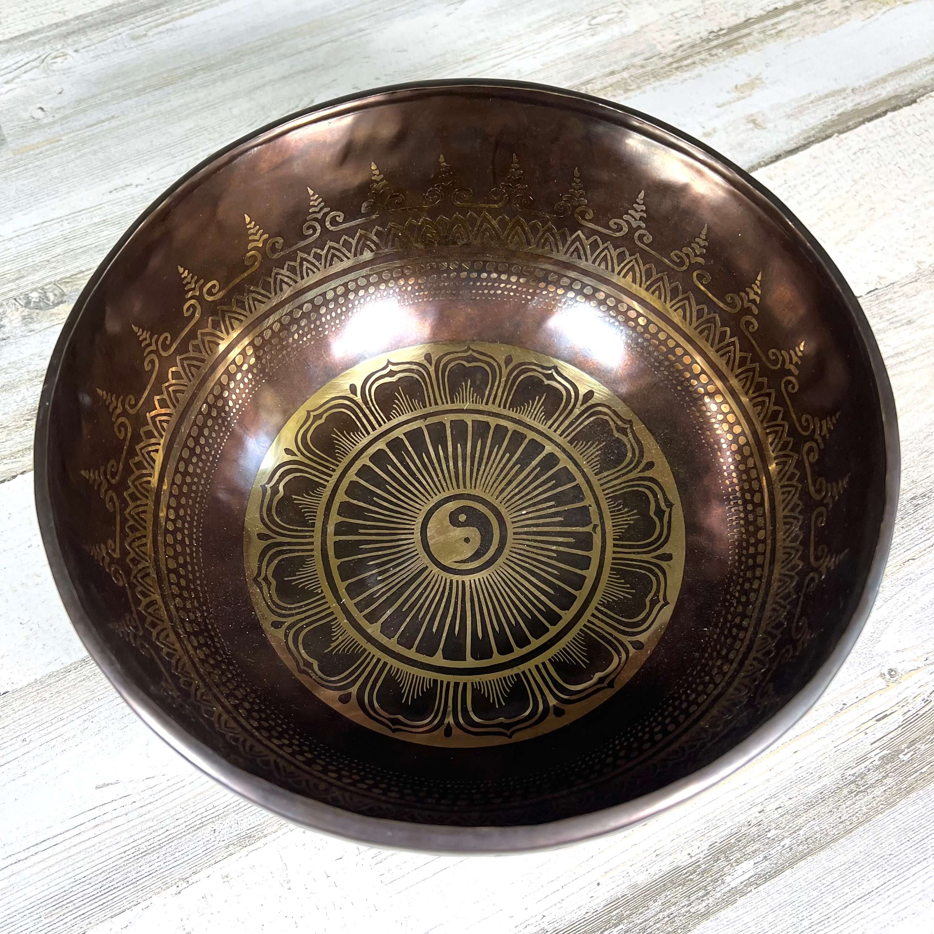 Tibetan Singing Bowl Inside