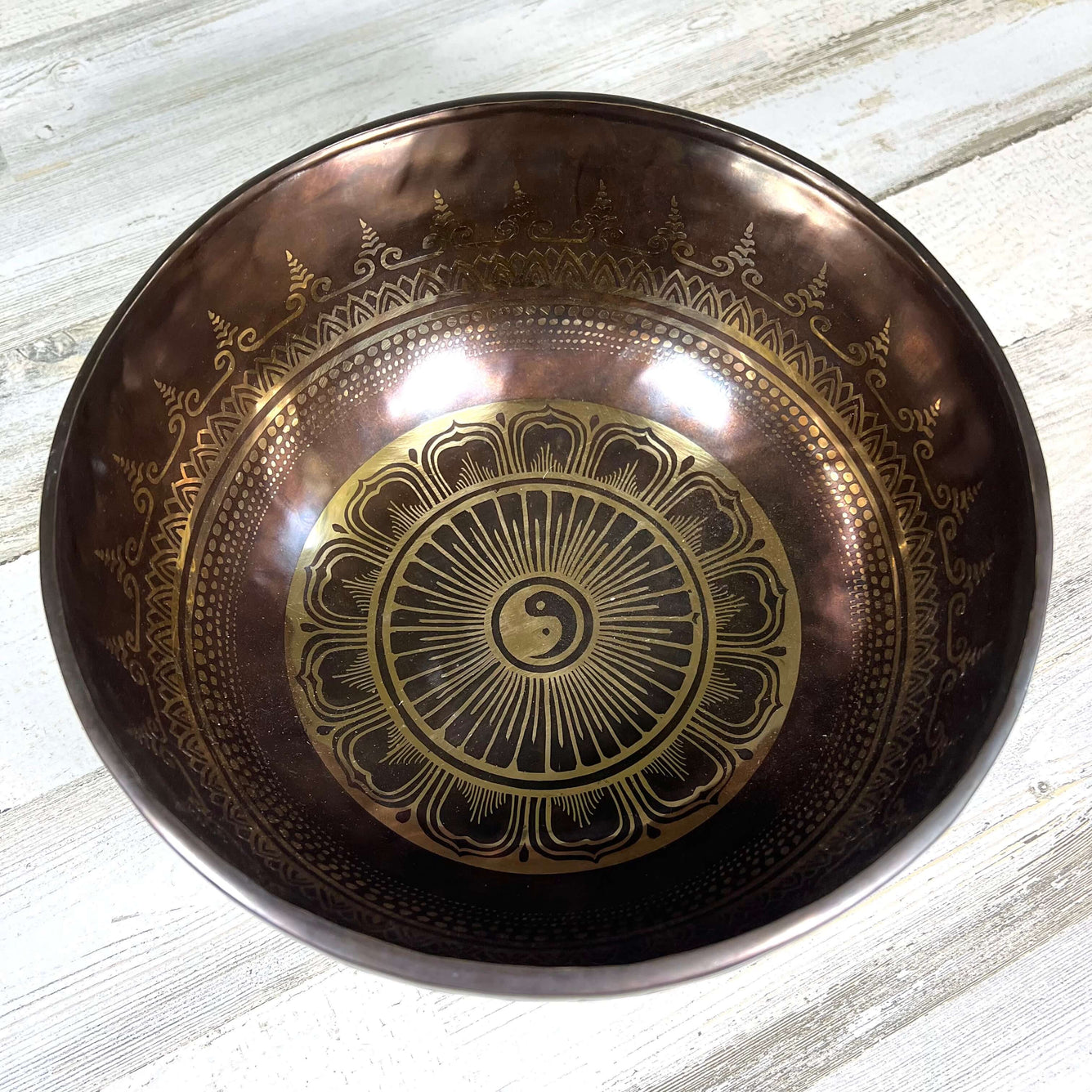 Tibetan Singing Bowl Inside