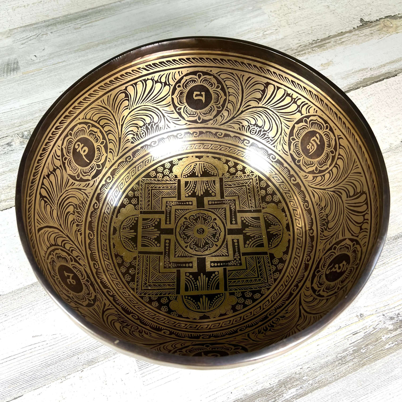 Tibetan Singing Bowl Inside