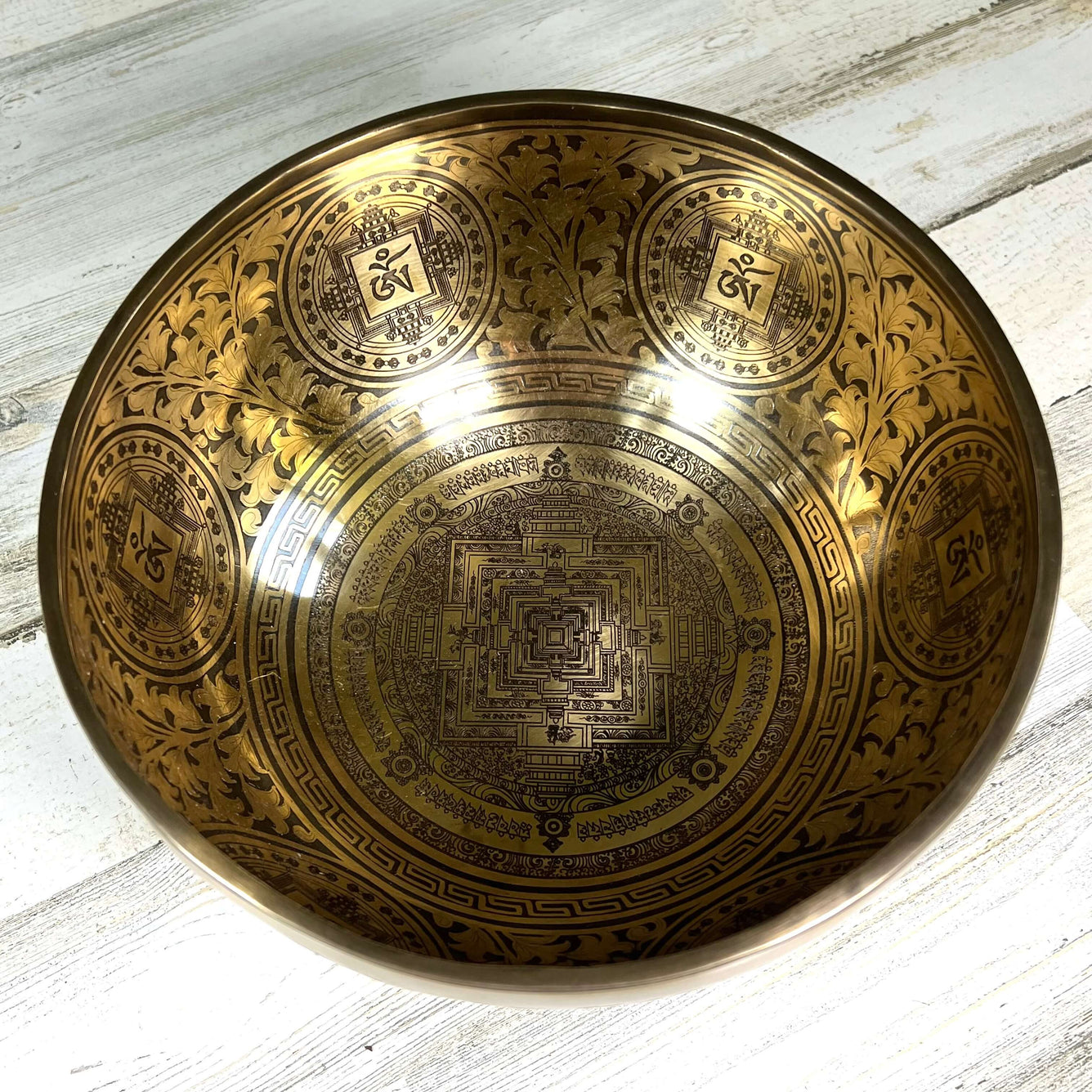Tibetan Singing Bowl Inside