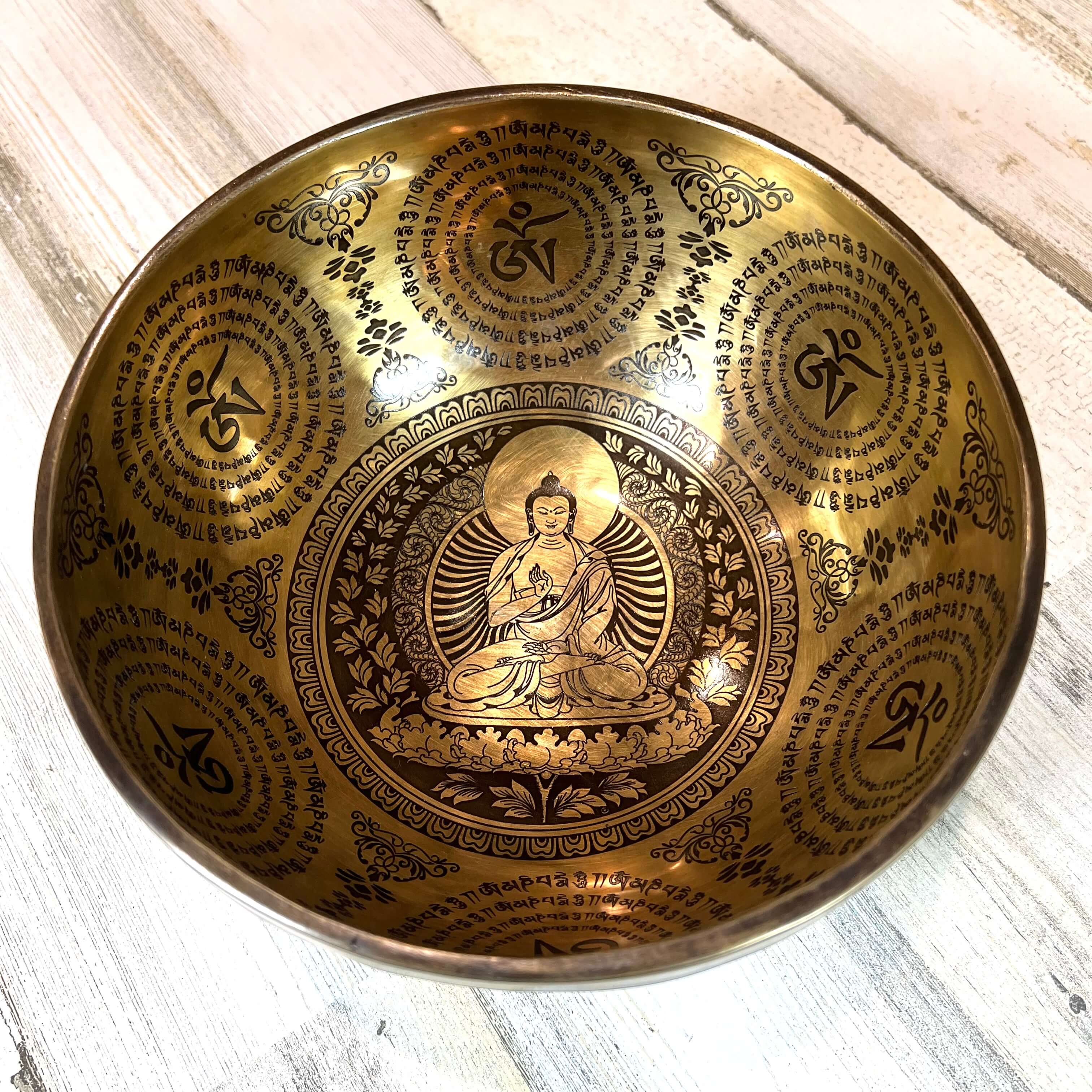 Tibetan Singing Bowl Inside