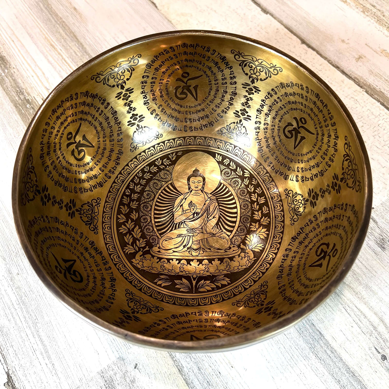 Tibetan Singing Bowl Inside