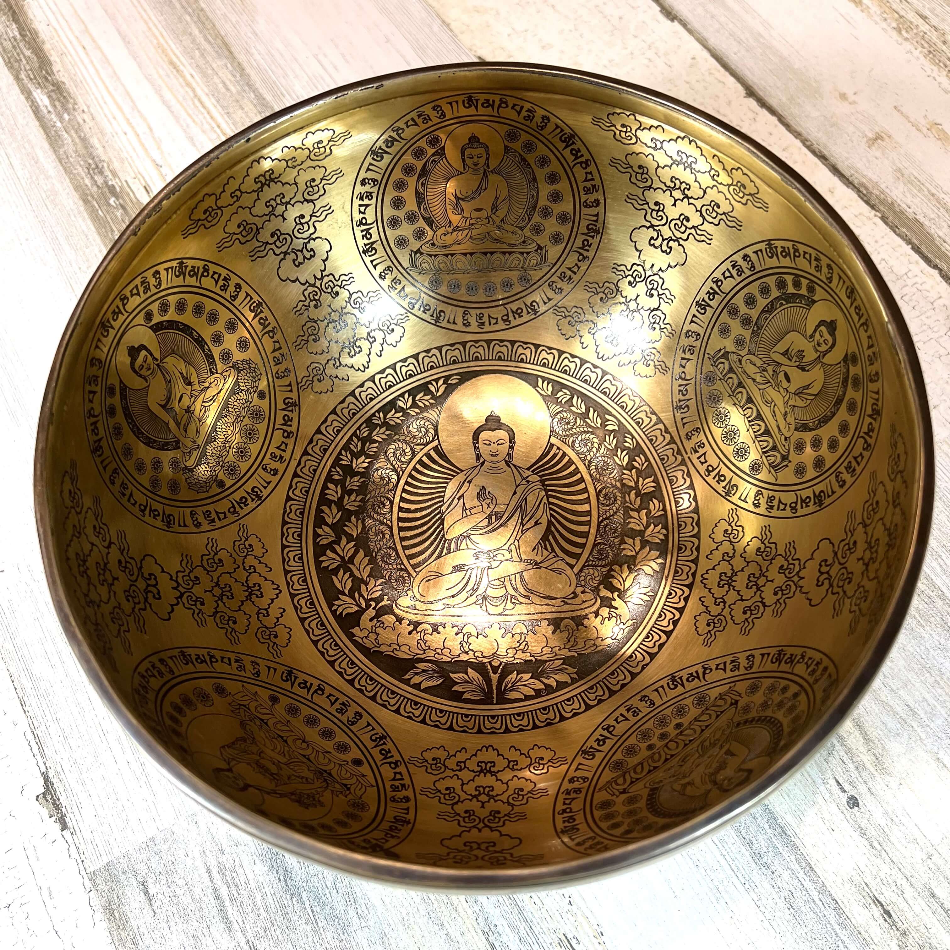 Tibetan Singing Bowl Inside
