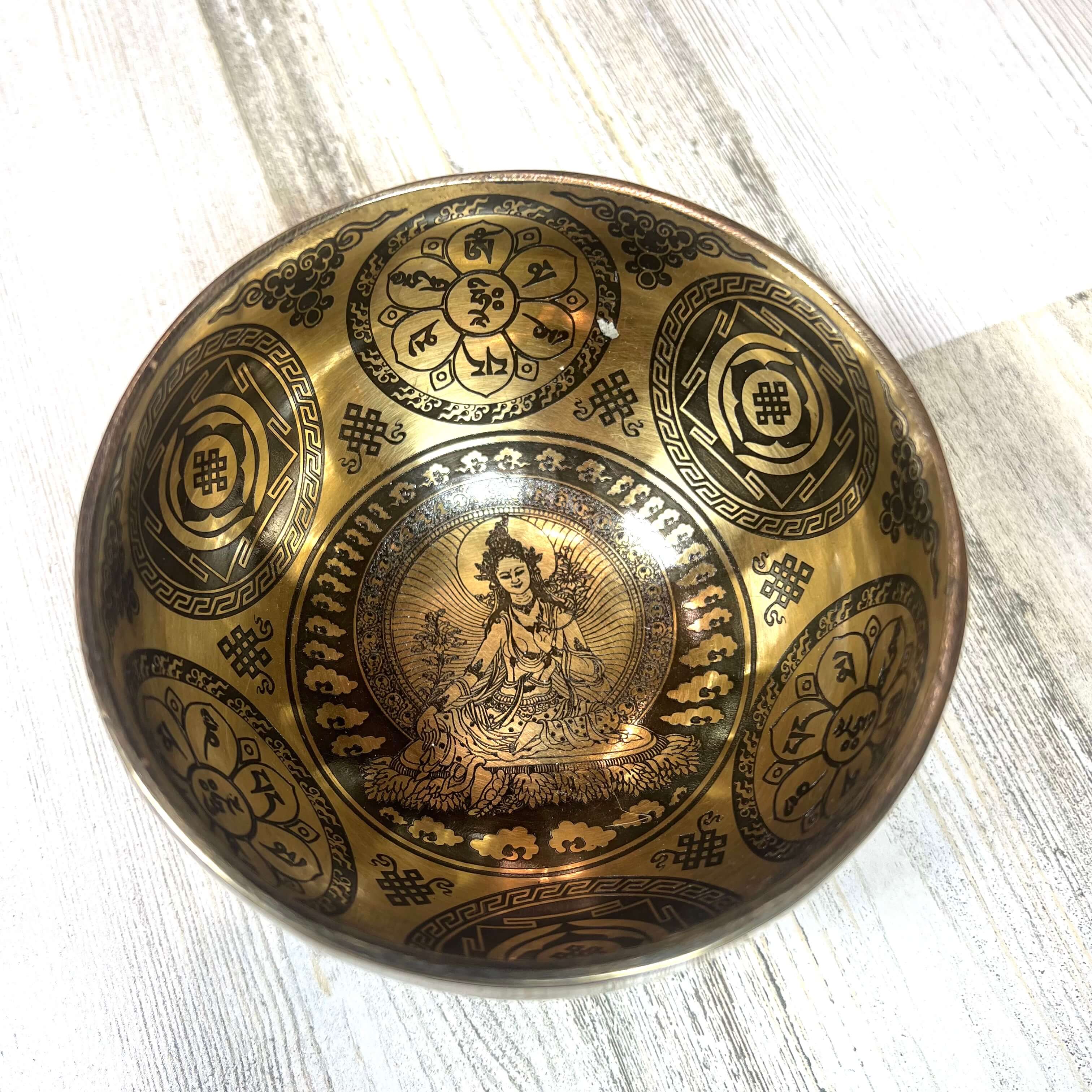 Tibetan Singing Bowl Inside