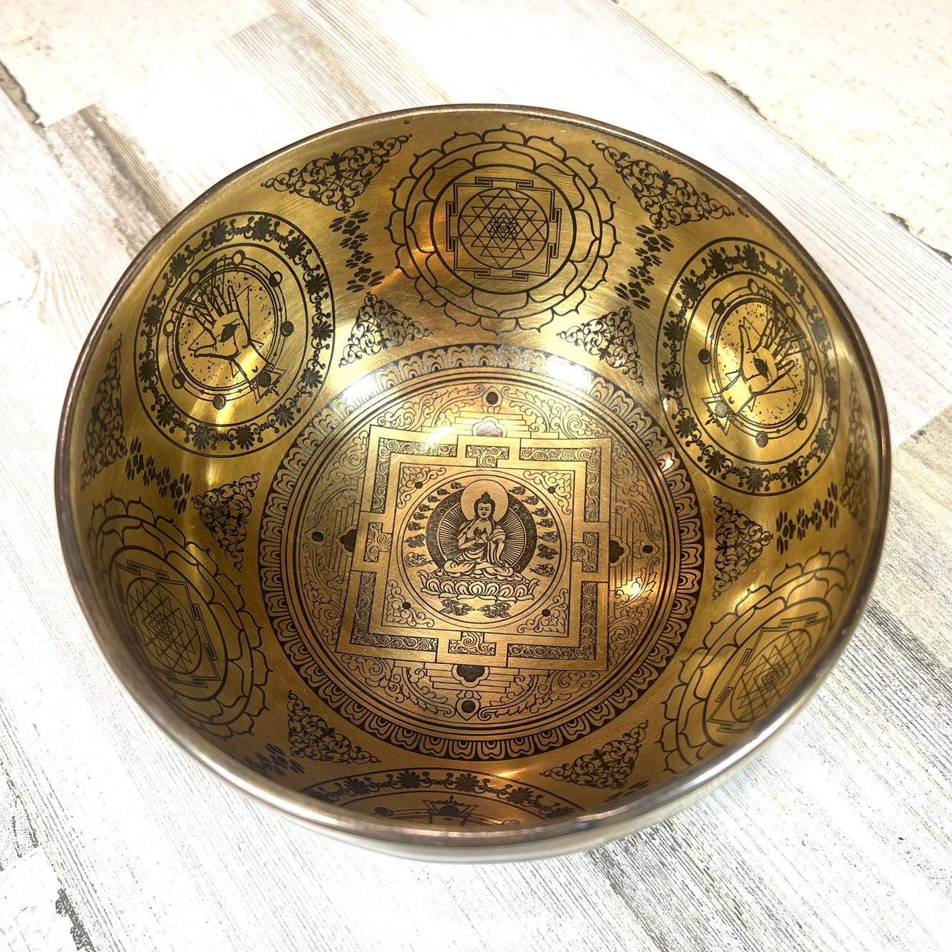 Tibetan Singing Bowl Inside