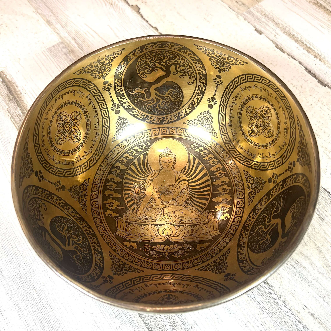 Tibetan Singing Bowl Inside