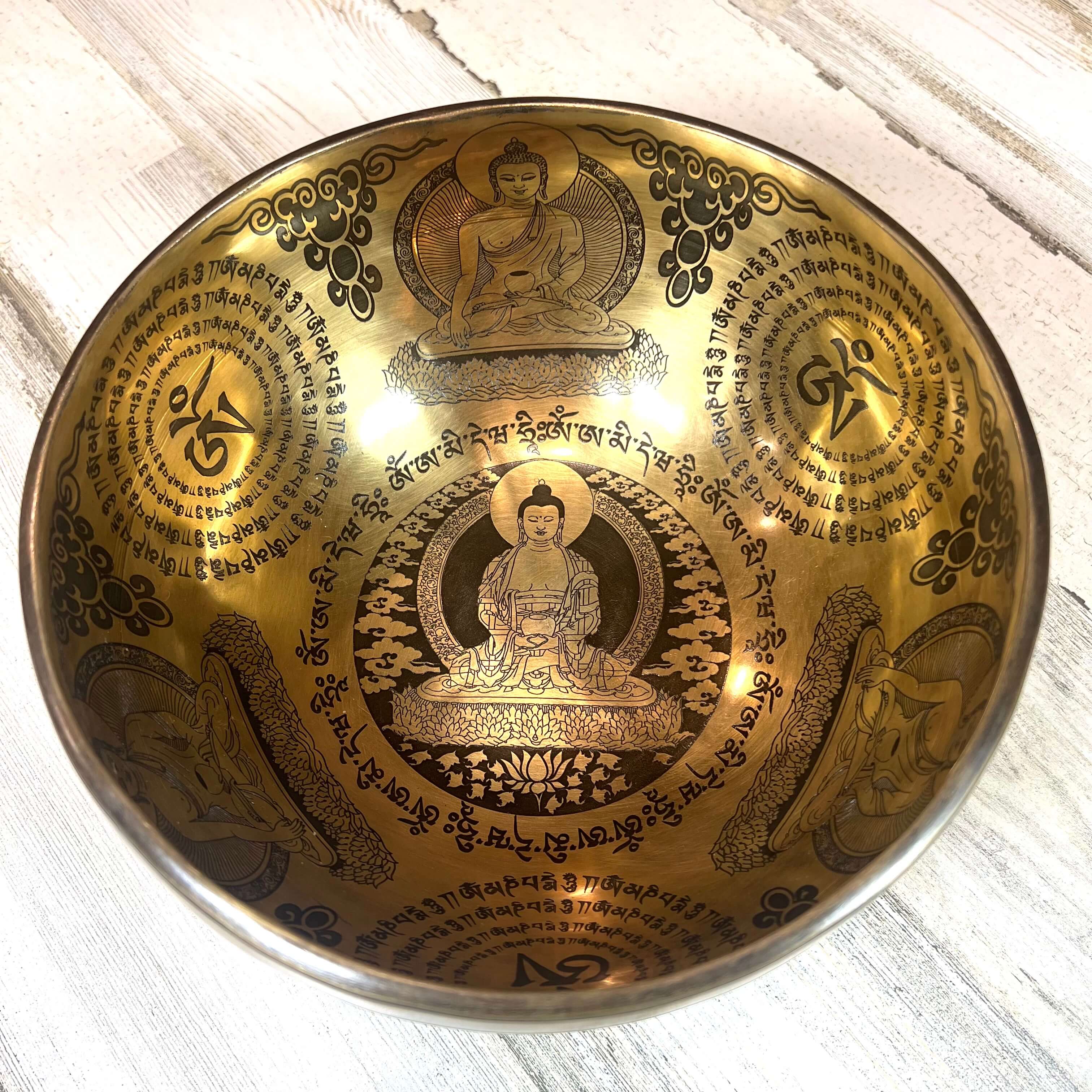 Tibetan Singing Bowl Inside