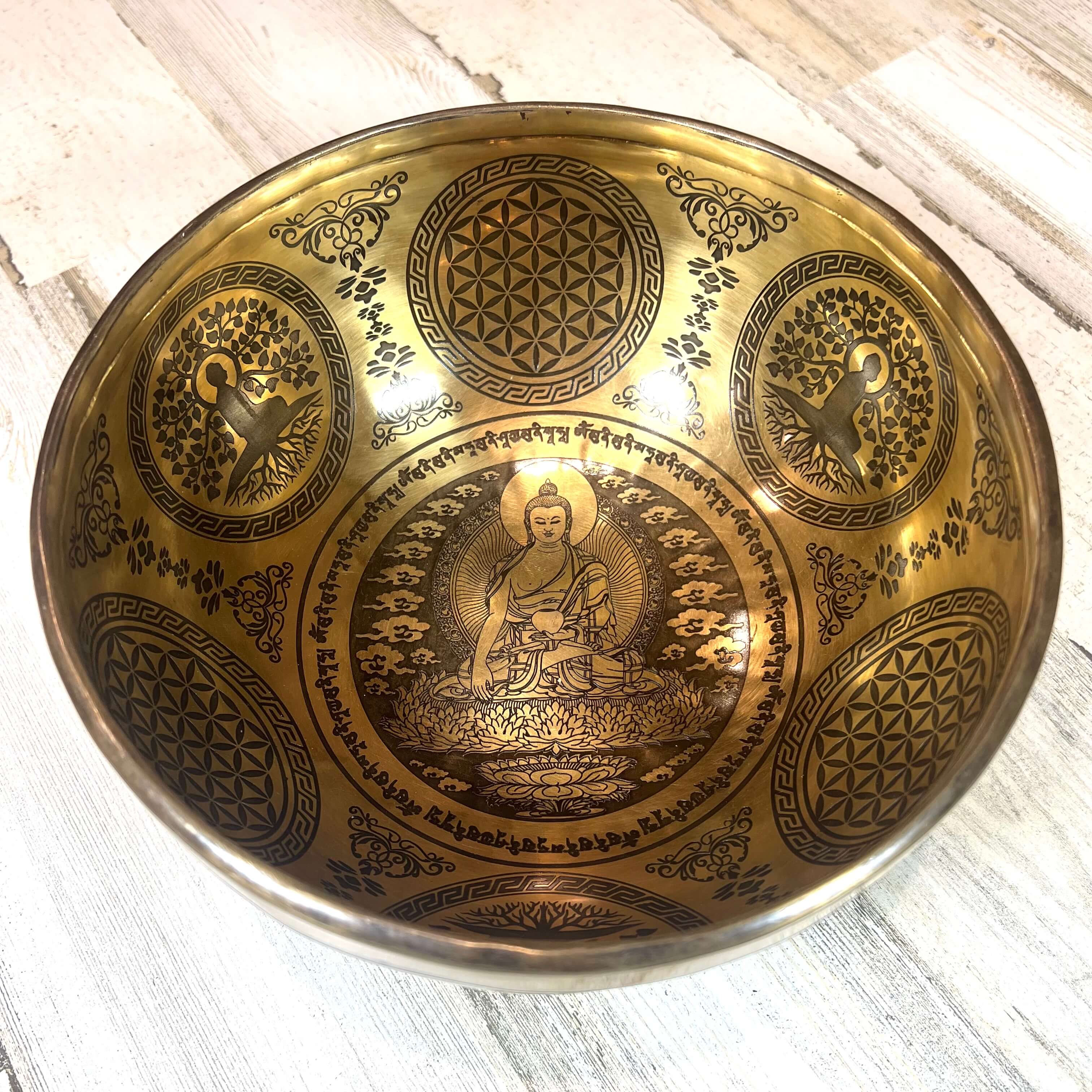 Tibetan Singing Bowl Inside