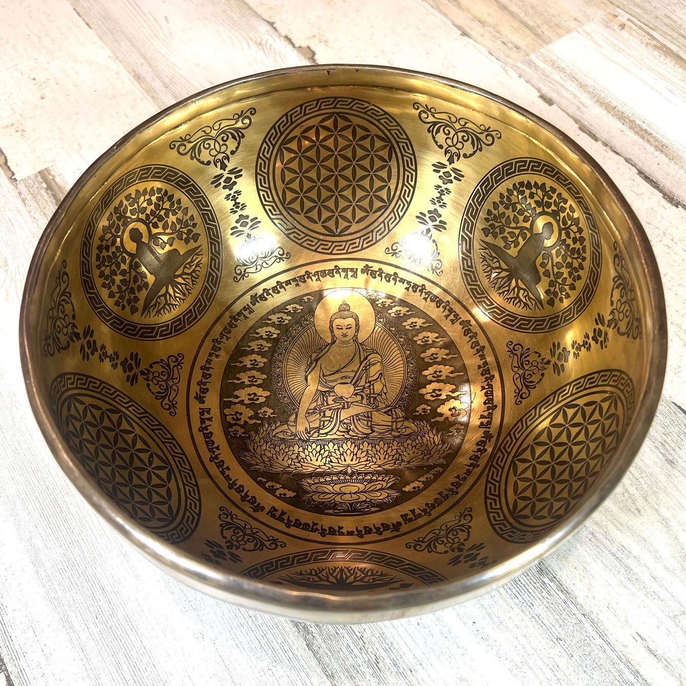 Tibetan Singing Bowl Inside