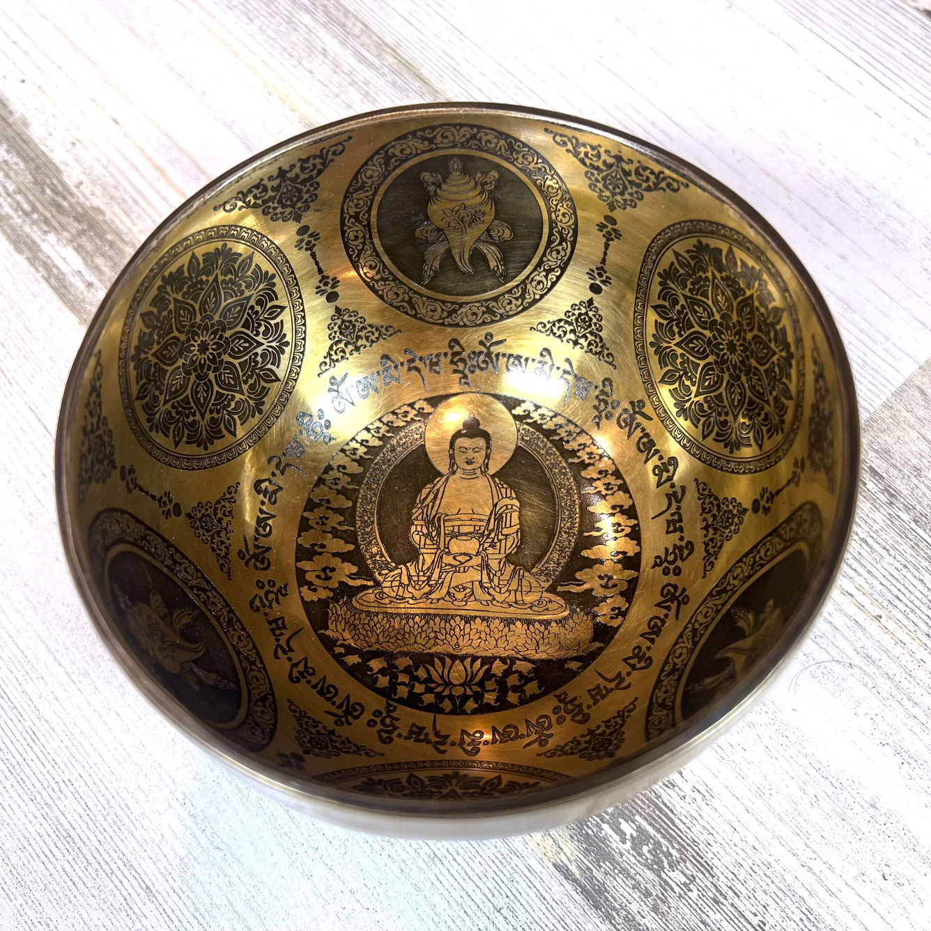 Tibetan Singing Bowl Inside