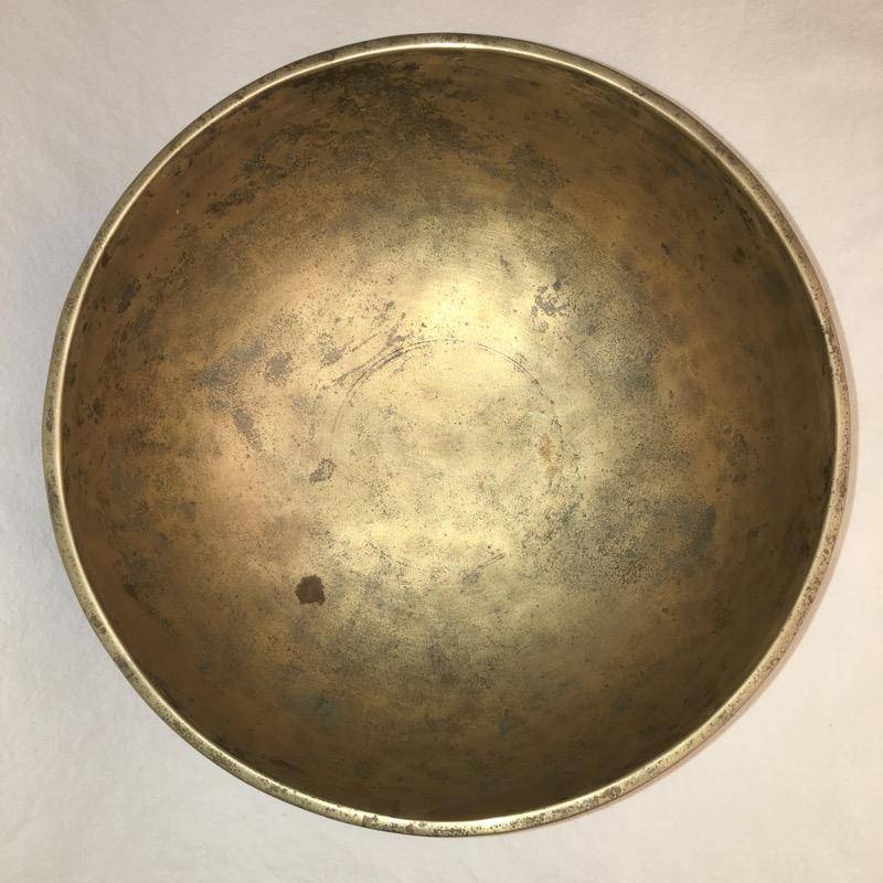 Large Antique Singing Bowl Inside