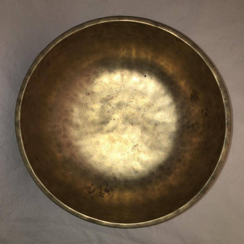 Large Antique Singing Bowl Inside