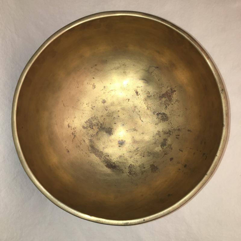 Large Antique Singing Bowl Inside