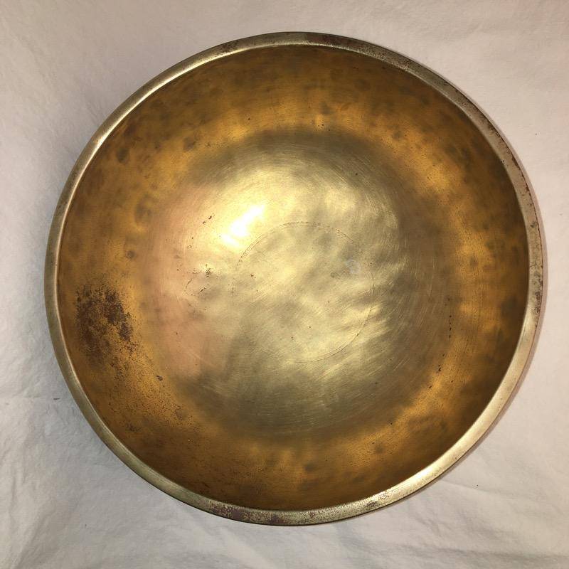 Large Antique Singing Bowl Inside
