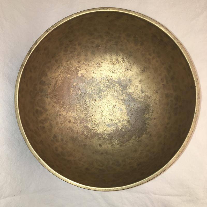 Large Antique Singing Bowl Inside