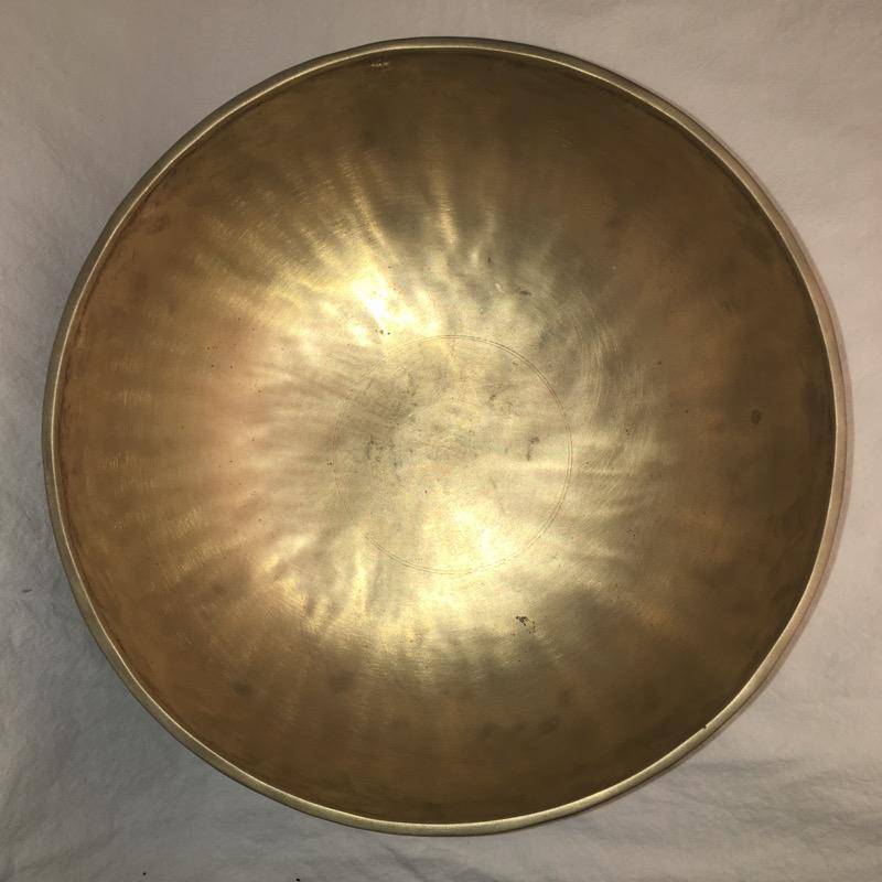 Large Antique Singing Bowl Inside